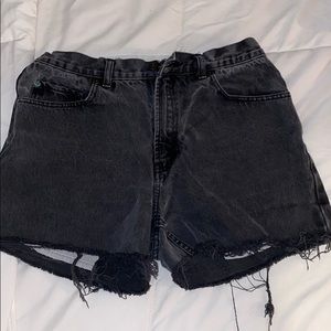 Vintage black high waisted shorts